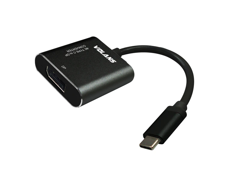 Volans Aluminium USB-C to DisplayPort Adapter - 4K 60Hz