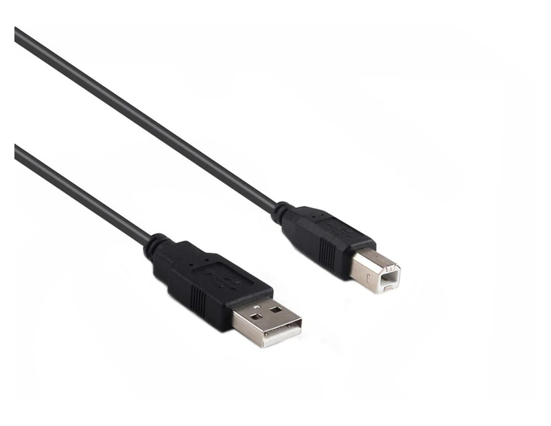 2M USB 2.0 Printer Cable AM-BM Black