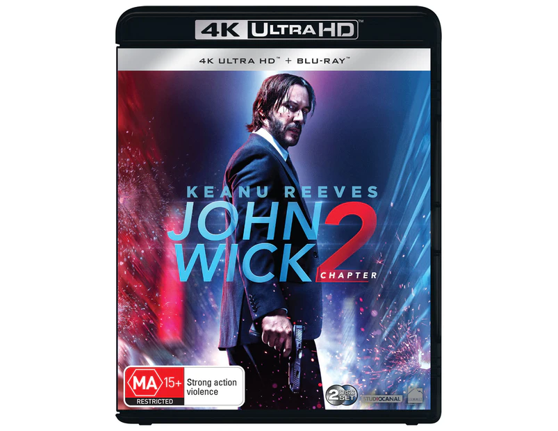 John Wick Chapter 2 4K Ultra HD Blu-ray UHD Region B