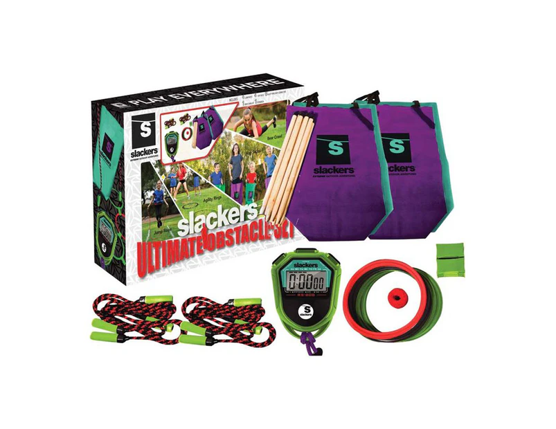 Slackers Ultimate Obstacle Set with Stopwatch