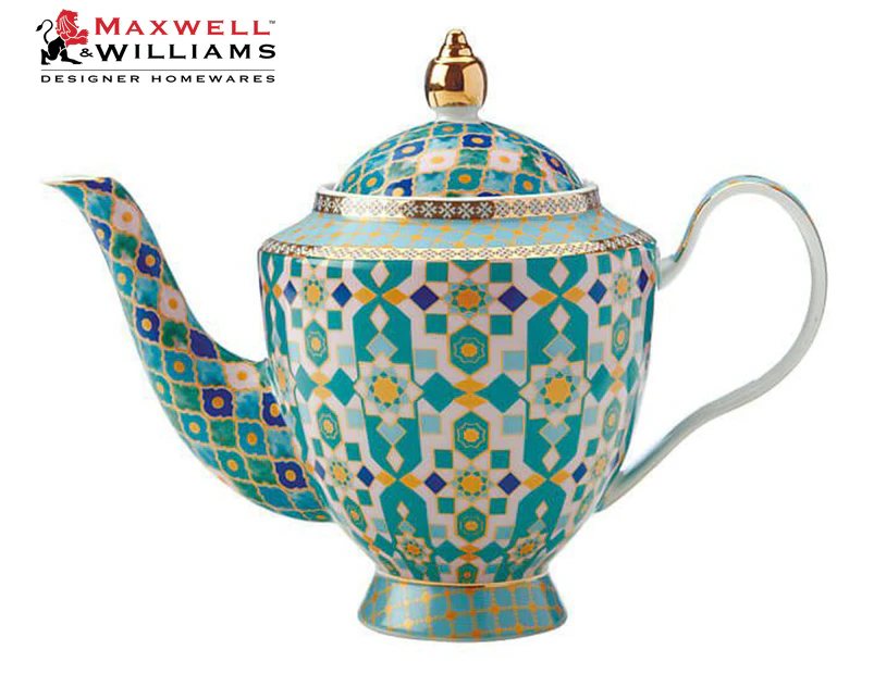Maxwell & Williams 500mL Teas & C's Kasbah Teapot w/ Infuser - Mint