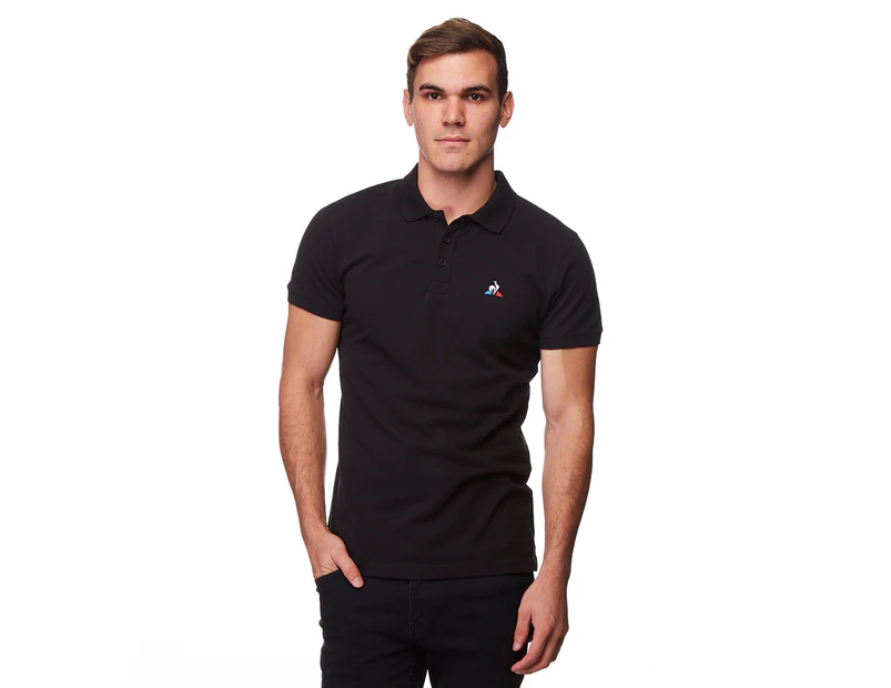 Le Coq Sportif Men's Essentiel Polo Shirt - Black