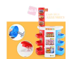 Kids Supermarket Store Food Pretend Role Play Set Cash Shopping Trolley Toys
