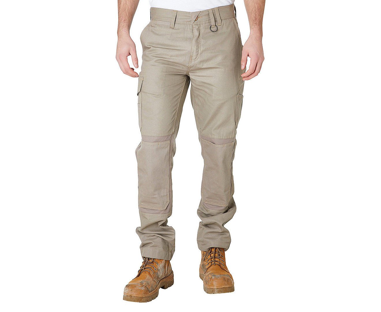 Elwood Workwear Men's Utility Pants - Stone | Catch.com.au