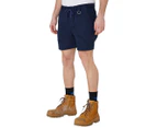 Elwood Workwear Men's Elastic Basic Shorts - Navy