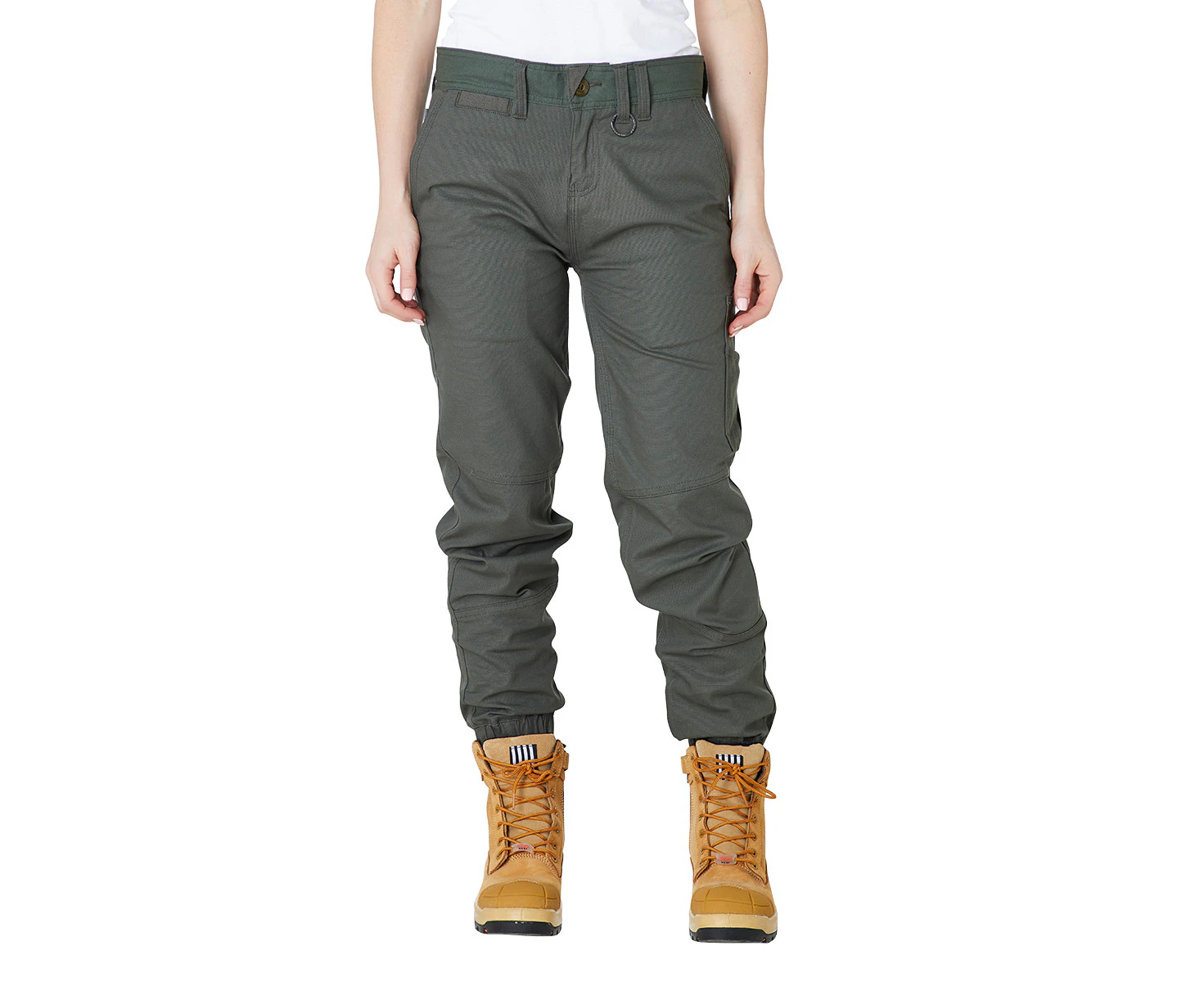 Elwood Workwear Women's Cuffed Pant - Army