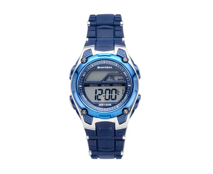 Maxum Swing Blue Plasma Digital Watch - Navy