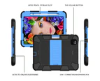 WIWU Silicone+PC Case 3-Layer Anti-fall Protective Cover With Pencil Holder For iPad Pro 11inch 2018/2020-6black blue