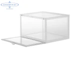 Sherwood Stackable Display Shoe Storage Box - Clear