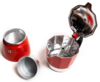 Coffee Culture 3-Cup Percolator Coffee Maker - Red