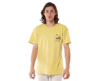 Sunnyville Men's Felix The Cat Catch It Tee / T-Shirt / Tshirt - Yellow