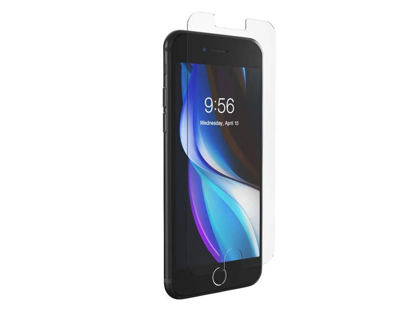 ZAGG InvisibleShield Glass Elite+ Anti-Bacterial Screen Protector For iPhone SE(3rd/2nd gen)/8/7/6s