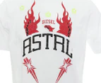 Diesel Men's ASTRL Tee / T-Shirt / Tshirt - White