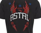 Diesel Men's ASTRL Tee / T-Shirt / Tshirt - Black