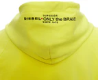 Diesel Men's Only The Brave Hoodie - Yellow