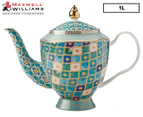 Maxwell & Williams 1L Teas & C's Kasbah Teapot w/ Infuser - Mint