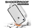 IPhone XR case Heavy Duty Shock Absorption Protection High Impact Resistant-Transparent