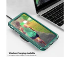 Iphone XR case High Impact Resistant Sturdy Armor-Green