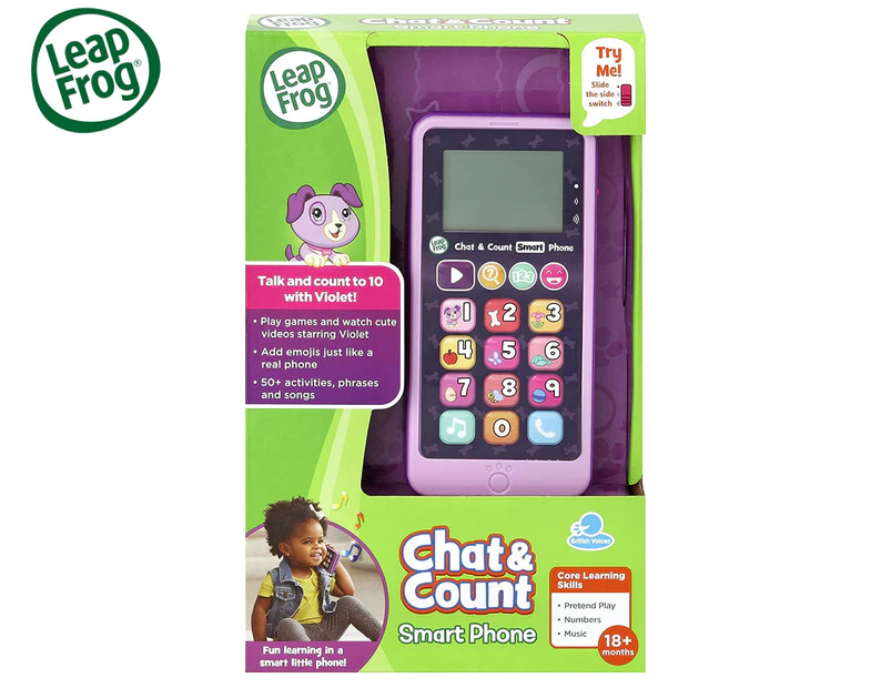 LeapFrog Chat & Count Smart Phone Toy - Violet