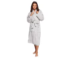 Bambury Women's Microplush Robe - Silver