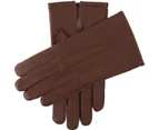 Dents Men's Leather Gloves with Palm Vent & 3-Point Stitch Detail - English Tan