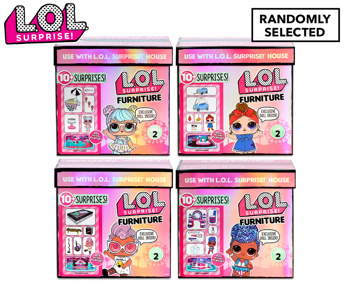 LOL Surprise! Furniture & Doll Set - Randomly Selected | Catch.co.nz