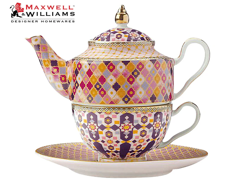 Maxwell & Williams 380mL Teas & C's Kasbah Tea For 1 w/ Infuser - Rose