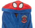 Spider-Man Boys' Hooded Dressing Gown - Blue