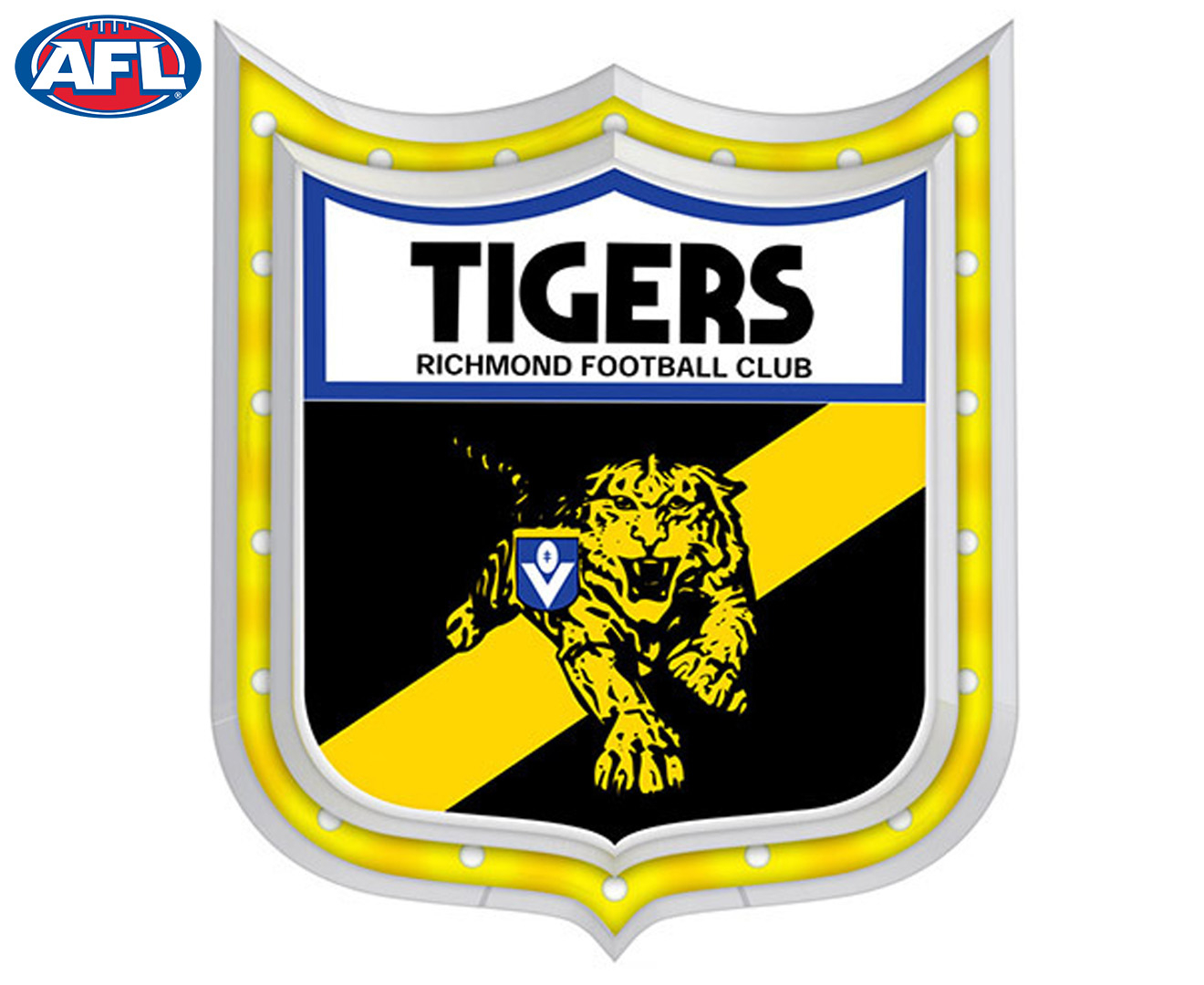 AFL Richmond Tigers First 18 Light-Up Sign 