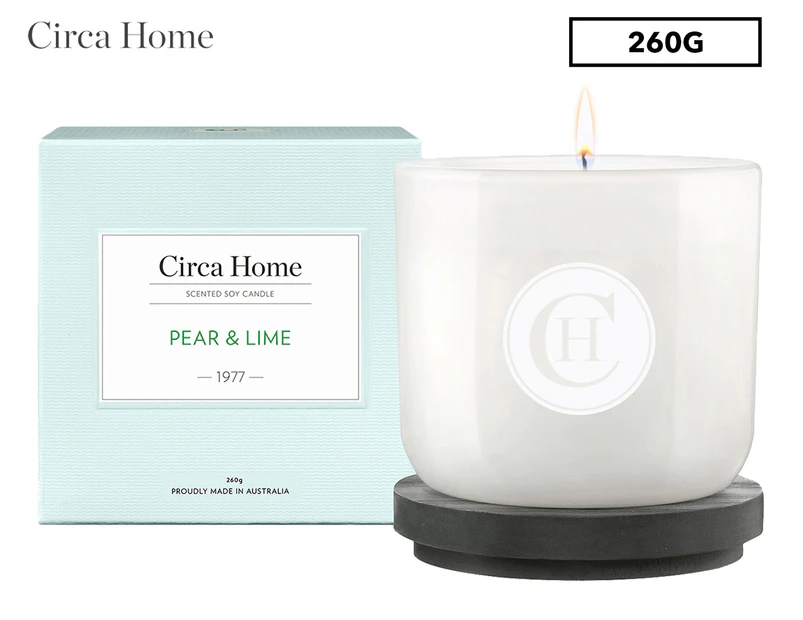 Circa Home 1977 Pear & Lime Classic Scented Soy Candle 260g