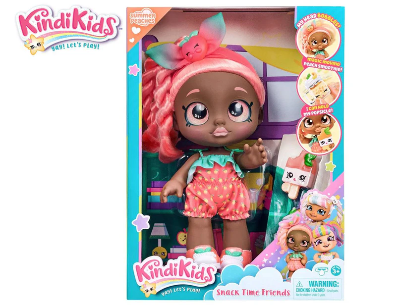 Kindi Kids Snack Time Friends Summer Peaches Toddler Doll