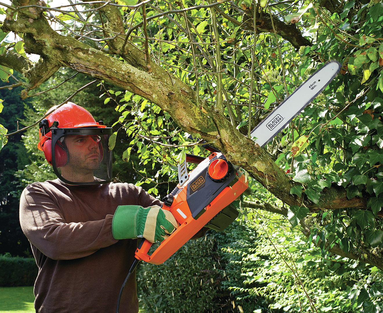 Black & decker corded chainsaw discount