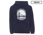 NBA Youth Boys' Golden State Warriors Team Hoodie - Navy