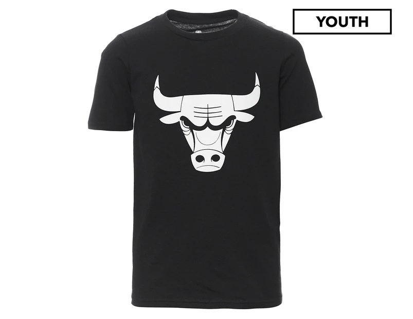 NBA Youth Boys' Chicago Bulls Team Tee / T-Shirt / Tshirt - Black