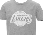 NBA Youth Boys' Los Angeles Lakers Team Tee / T-Shirt / Tshirt - Heather Grey