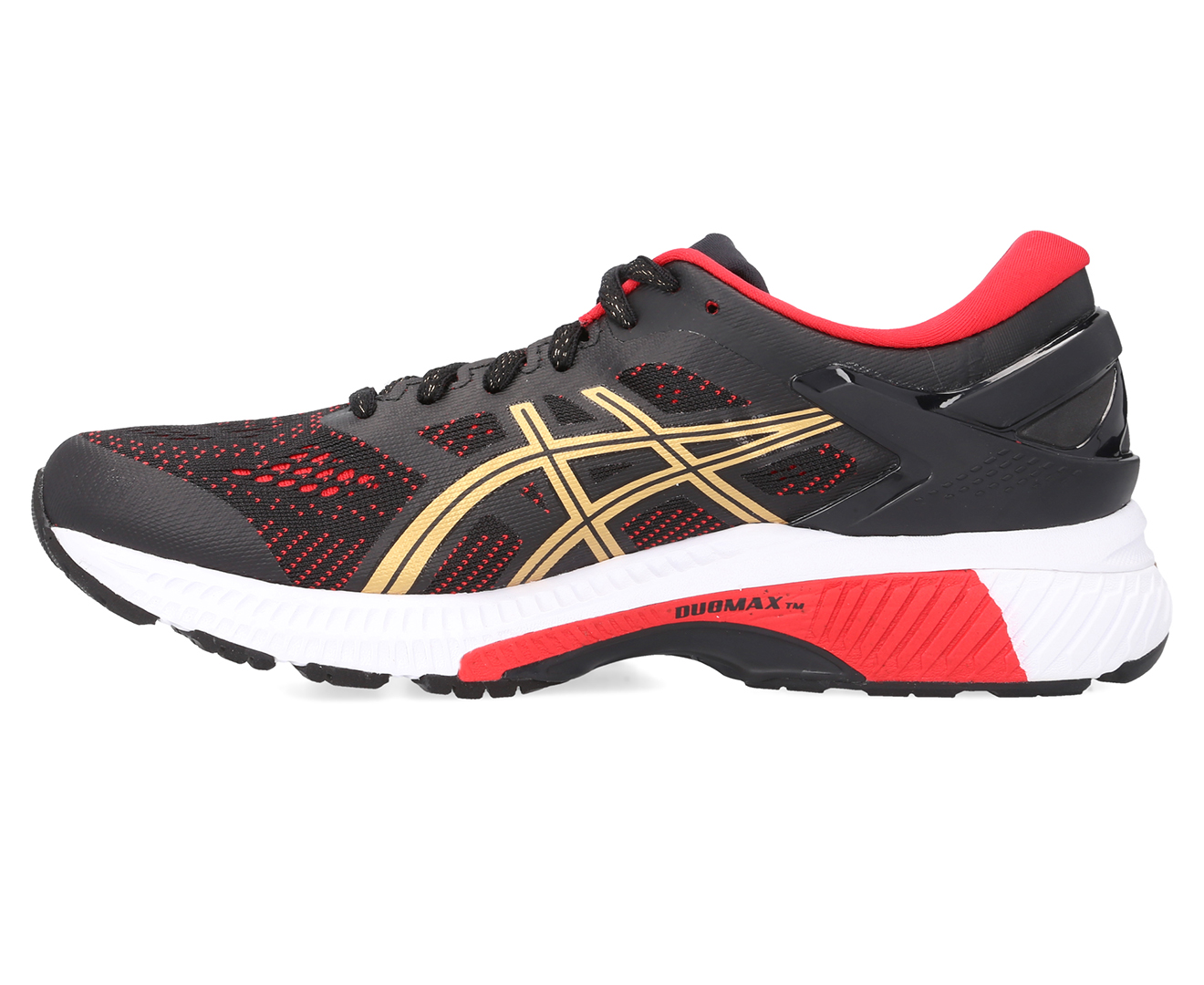 ASICS Women s GEL Kayano 26 Running Shoes Black Pure Gold Catch .nz