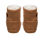 Archline Orthotic Ugg Boots Slippers Snugg Arch Support Warm - Chestnut Brown