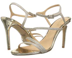 Jewel Badgley Mischka Women's Maddison Sandal, gold glitter, M065 M US