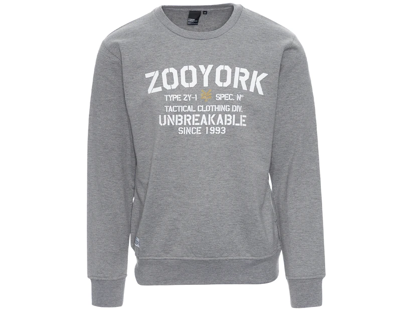 Zoo York Men's Tactical Crew Sweatshirt - Grey Heather