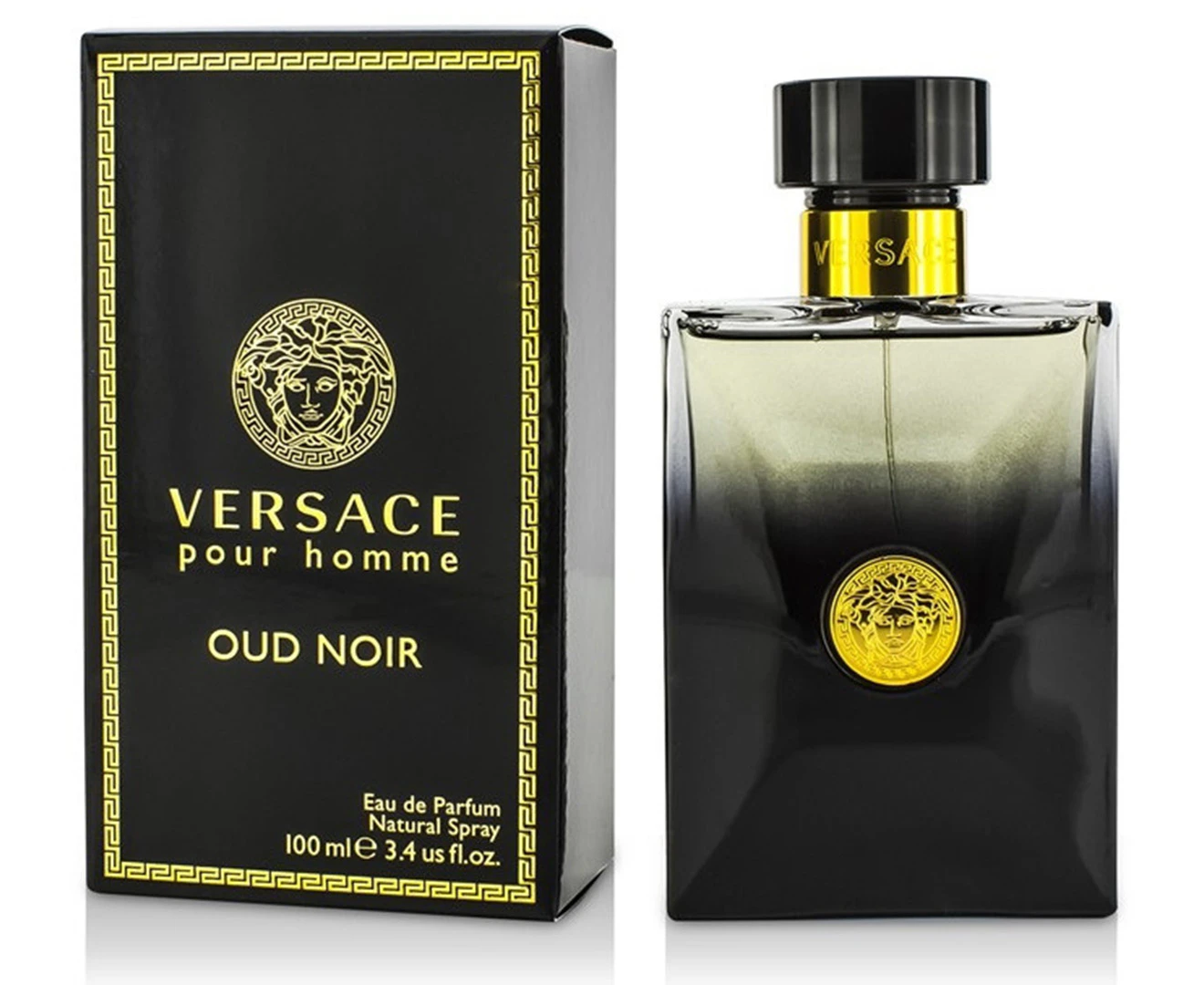 Versace Pour Homme Oud Noir by Versace Eau De Parfum Spray 100ml