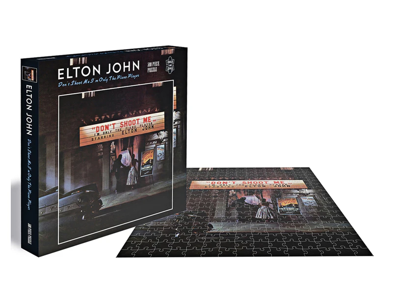 Rocksaws Elton John Don't Shoot Me I'm Only The Piano Player 500-Piece Jigsaw Puzzle