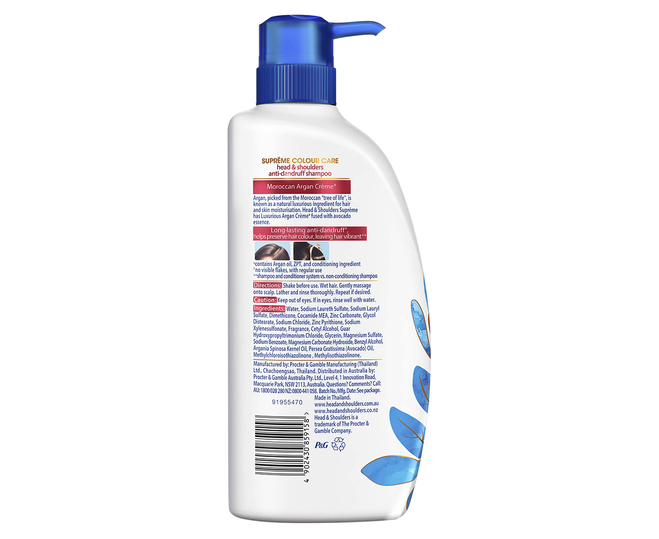 Head & Shoulders Supreme Colour Care Shampoo 550mL | Catch.com.au