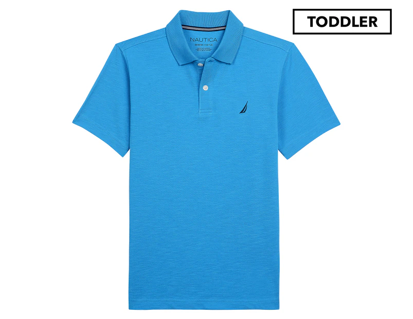 Nautica Toddler Boys' Stretch Deck Polo Tee / T-Shirt / Tshirt - Ocean