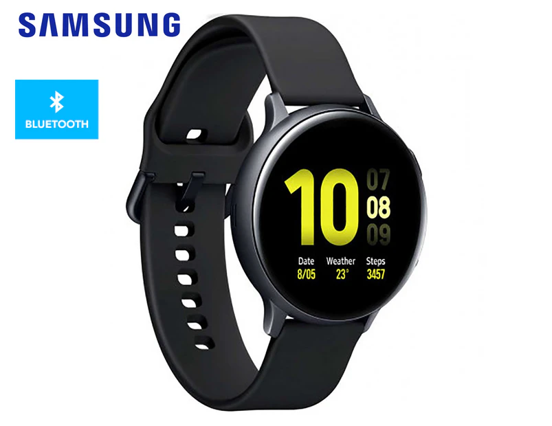 Samsung 44mm Galaxy Active2 Bluetooth Silicone Watch - Black