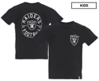 Majestic Athletic Boys' Las Vegas Raiders Syngar Tee / T-Shirt / Tshirt - Black
