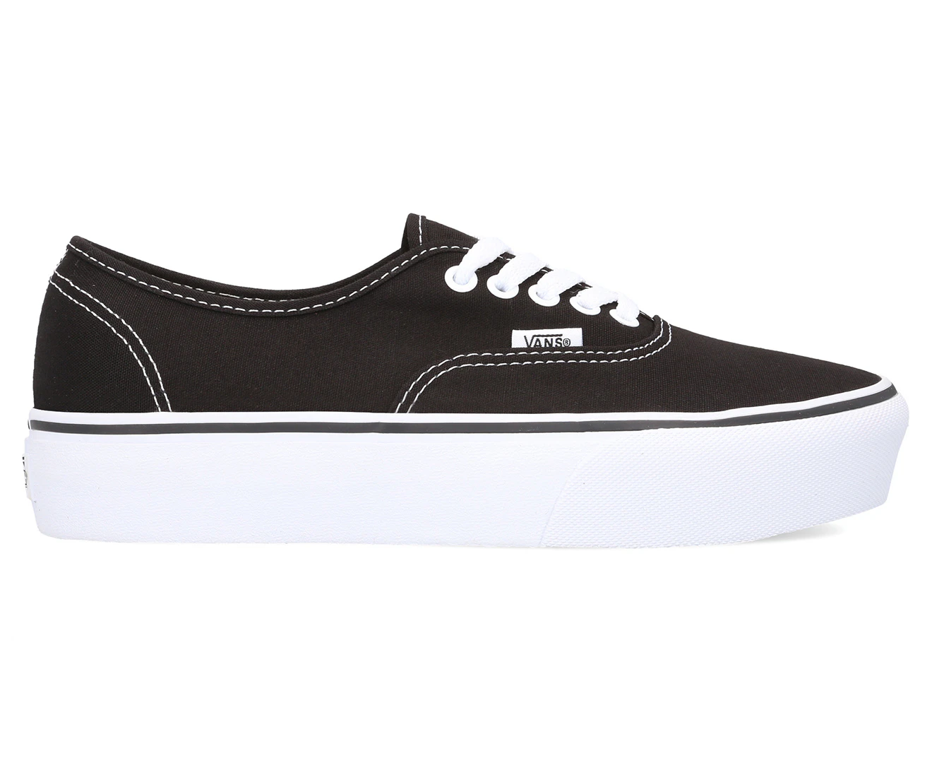 Vans Unisex Authentic Platform 2.0 Sneakers - Black/White