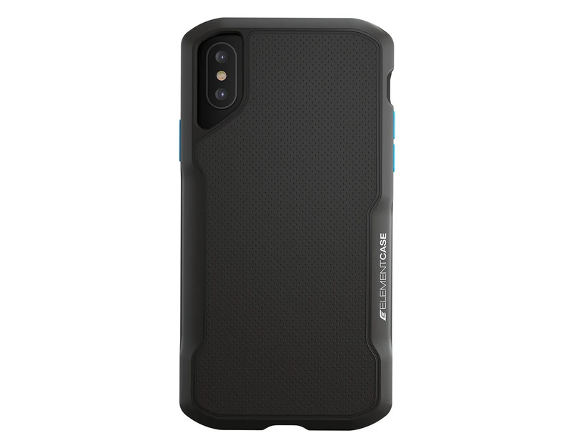 Element Case Shadow MIL-SPEC TPU Soft-Touch Rugged Case For iPhone XS Max - Black