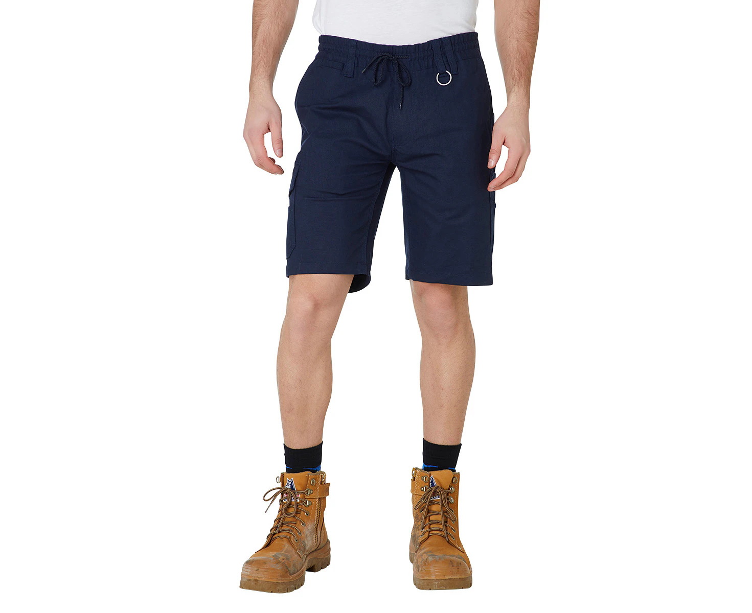 Elwood Workwear Men's Mens Elastic Utility Short - Navy