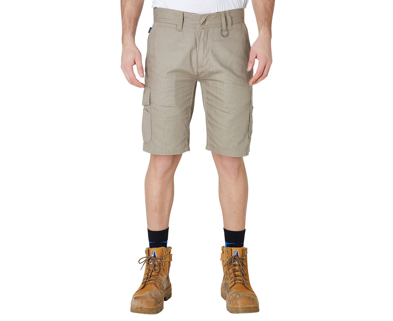 Elwood Workwear Men's Utility Shorts - Stone | Catch.co.nz