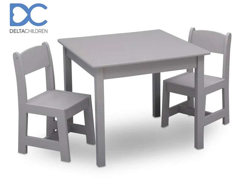 Delta Children MySize Table & Chairs Set - Grey